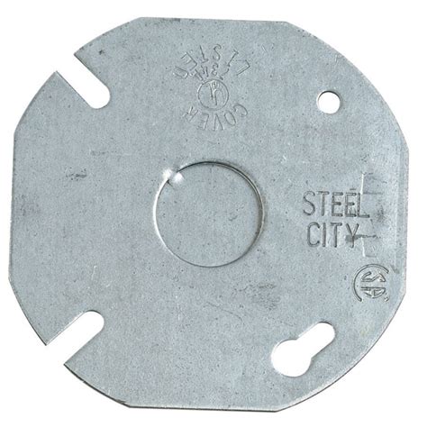 steel city 1-gang round metal electrical box cover|steel city switch box catalog.